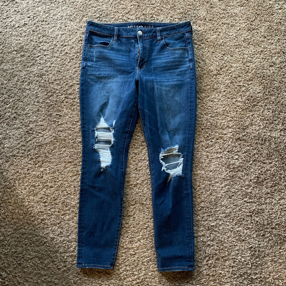 high waisted skinny jeans